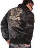 Flying Star Embroidery Flight Jacket Black Camouflage M [Banson] MA-1 NVJK-702