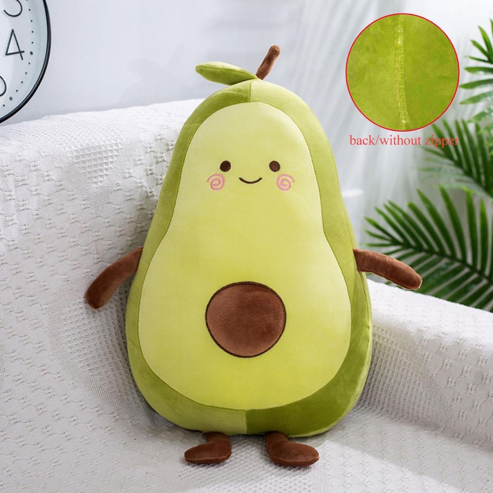 35/50/65cm Green Giant Toy Avocado Sleeping Pillow Gift Stuffed Fruit Avocado Doll Room Decor