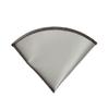 Coffee Filter Dripper Stainless Steel Mesh Filter Conical For 1-2 Cups Foldable UW-3534 Silver Product Size (Approx.) Width 12 X Height