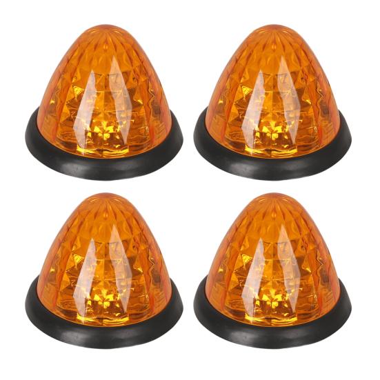 24V LED Watermelon Lights Rich Color Bumper Lights High-bright Trailer Side Marker Lights