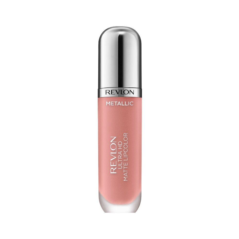 Revlon Ultra HD Matte Lip Color 690 Gleme Metallic Pink Color