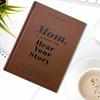 Yousheng Mom Share Your Story Diary Faux Leather Hardcover Notebook Life Memories Connection Appreciation Journal