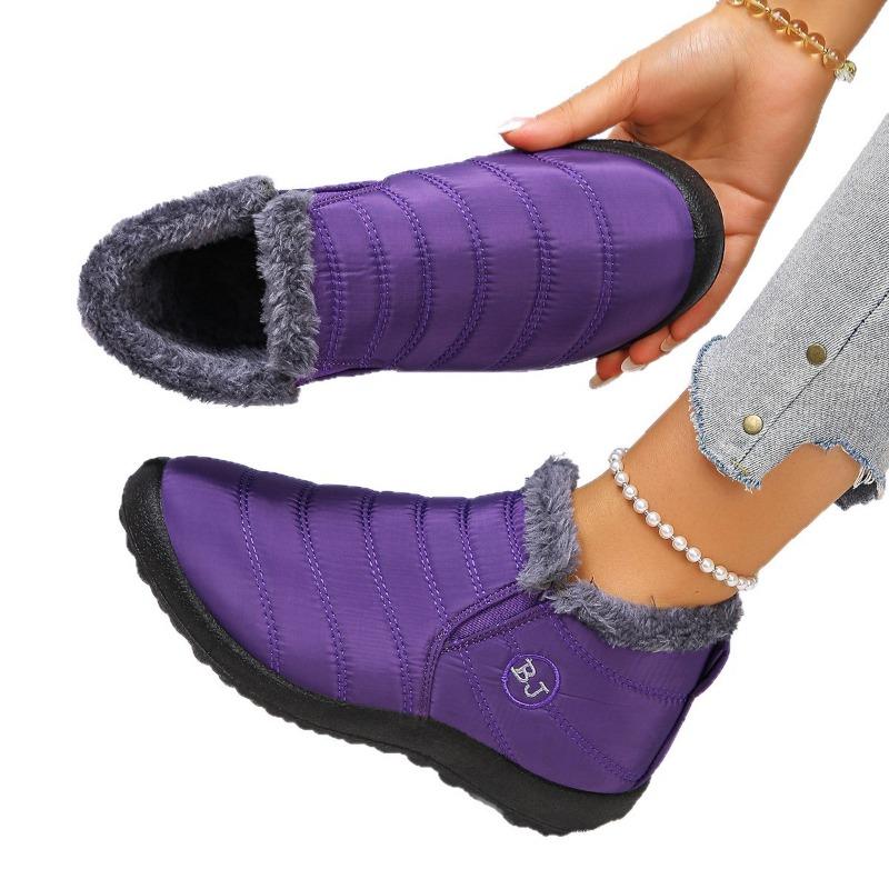 New Cotton Shoes Large Size Women's Shoes Velvet Warm Soft-soled Snow Boots Women's Thickened Winter Women's Shoes