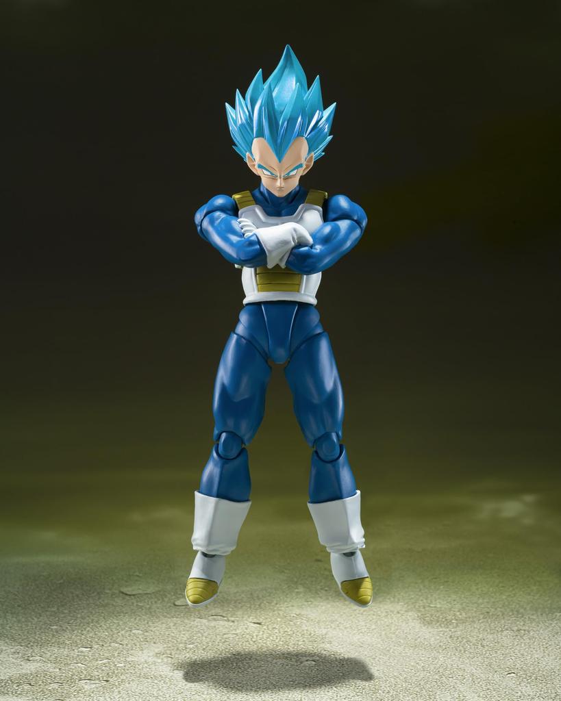 TAMASHII NATIONS Dragon Ball Super Super Saiyan God Super Saiyan Vegeta The Pride of the Saiyans 135mm PVC ABS Painted Movable Figure S.H.Figuarts - -
