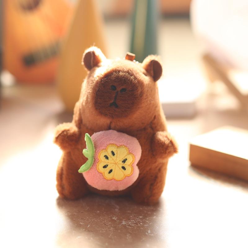 Cute Cute Kapibala Pendant Plush Toy Doll Capybar Bag Hanging Decoration Keychain Doll Doll
