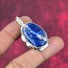 Sodalite Pendant, Gemstone 925 Solid Sterling Silver Jewelry Pendant, Handmade Jewelry Birthstone Pendant, Gift For Him