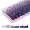135 Key Side Printed Keycaps PBT Gradient Keycaps 75 Cherry Profile Minimalist Style Custom Keyboard Keycaps for Mechanical Keyboards Percent,