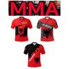 MMA Kick Boxing Muay Thai UFC Polo T-Shirt 3D Print Country National Flag Retro Vintage Albania Symbol Emblem Albanian Men Women Unisex Short Sleeve