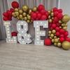 Versatile 1PC 92CM/3FT Marquee Letters with Warm Yellow Glow: Perfect for New Year Parties, Summer Bashes, Retirements & More (Balloon-Friendly!)
