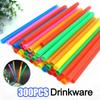 300pcs Straws Big Milkshake Straws Smoothie Straws Beverage Thick Straw For Boba Tea Milkshake Bar Accessories