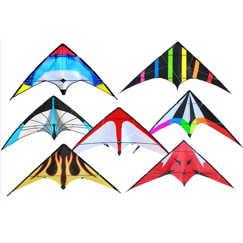 48 Inch Blue Stunt Kite Professional Dual Line Sport Kite New Arrive Large Delta Kite Friend Game
