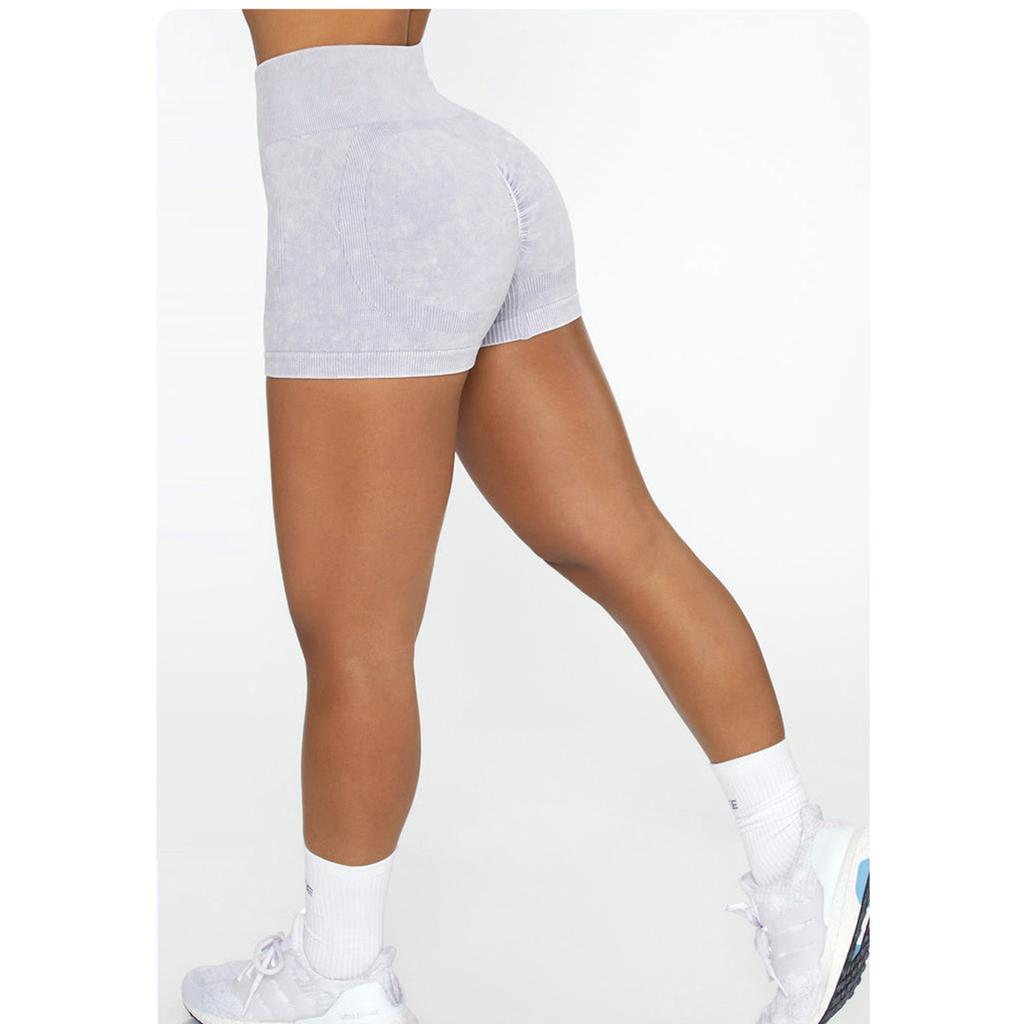 Fitness Sports Shorts Elasticity High Waist Push Up Leggings Gym Running Yoga Shorts Breathable Women's Cycling Short