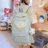 Star Printed Lightweight Casual Backpack With Nylon Material For Teens Daily Use
