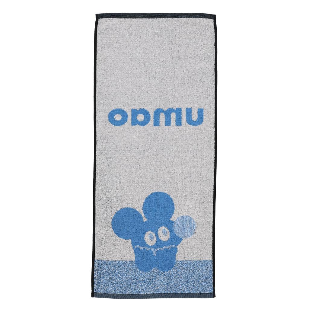 Marushin Umao Lazy Mouse Face Antibacterial and 1715001500 Towel, Cotton, Deodorizing,