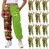 Kids' Fashion Christmas Print Loose-Fit Waistband Casual Sweatpants