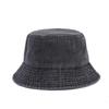 Vintage Hip-Hop Washed Cotton Bucket Hat