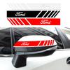 Car Rearview Mirror Side Decal Stripe Sticker Vehicle Body For Focus Mondeo MK1 MK2 MK4 MK3 Fiesta ST Line Kugo Transit Escape Fusion Explorer