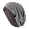 Oversized Wool Blend Micro Weight Extra Large Head Beanie Hat for Men Gray [TOP-EX] All-Day-Season Women, Skin-Friendly,