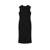 Modern Heritage Fashion Casual Simple Solid Color Sleeveless Dress Women Dresses Black F51W528302F-BK