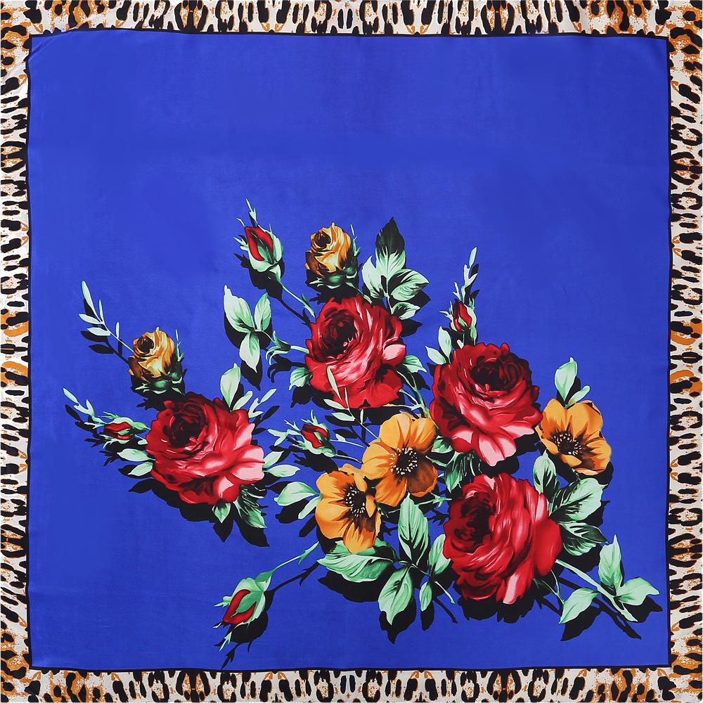 High-quality Luxurious Silk Scarves Headband Scarfs Neck Scarf For Women Chain Silk Scarf Women's Decorative Shawl