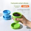 Silicone Foldable Water Cup - Portable, Anti-Fall, Telescopic & Ideal for Outdoor Travel or Holiday Gifts