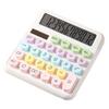 Calculator Typewriter Style Large LCD Display Easy Reading Round Keys Calculator for Everyday Office Use