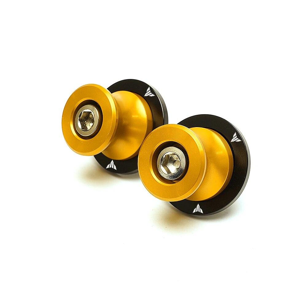Moto Accessories Aluminum CNC Swingarm Sliders Spools Fit For YAMAHA MT03 MT25 MT09 MT10 MT 09 10 03 TRACER MT07 900 GT 900GT