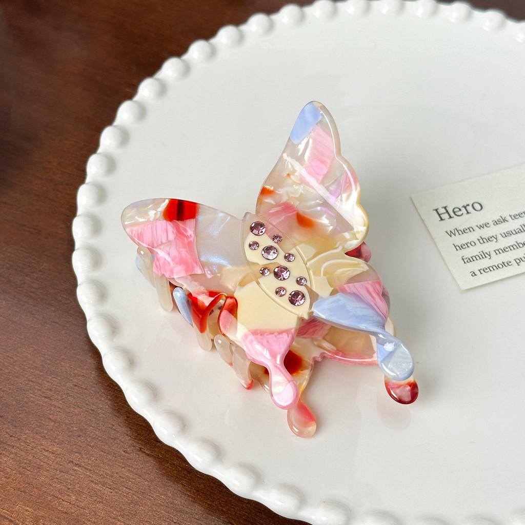 Fashionable And Stylish Rhinestone Butterfly Hair Clip Perfect For Everyday Use