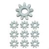 10 Pieces Transmission Gear Electric Train Accessories Single Layer for 1/87