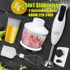 4 In 1 Electric Blender Immersion Hand Stick Blender Mixer Vegetable Meat Grinder Whisk Juicer Mixer Smoothie Cup Kitchen 600W