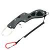 Daiwa Stainless Steel Fish Grip, Lightweight and Compact Design with Carabiner Rope and Spiral Cord To Prevent Loss, Perfect for Bass Fishing,