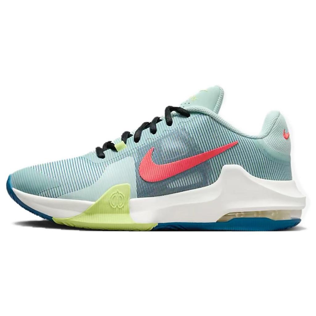 Nike Air Max Impact 4 Jade Ice Bright Crimson Men Sneakers Blue Industrial-Blue Light-Lemon-Twist DM1124-301