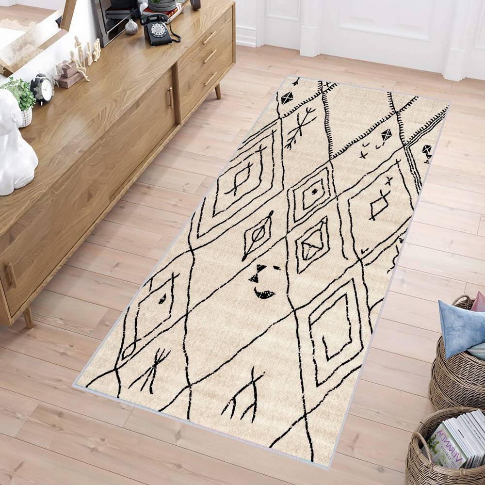 Eliana Home Washable Printed Carpet LNA1089