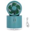 Table Misting Fan USB Foldable Mini Desk Cool Mist Spray Fan with 300ML Large Water Tank
