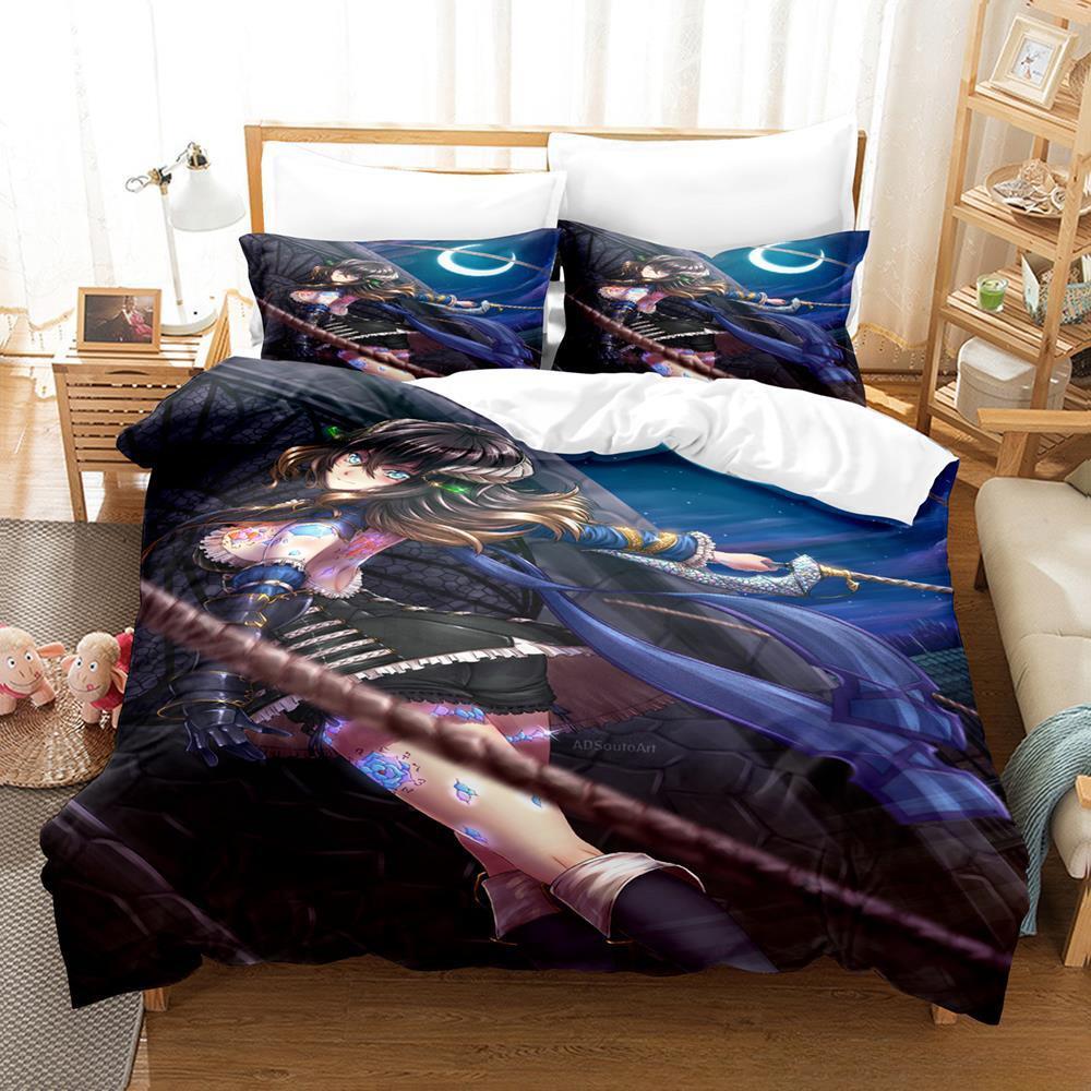 Game BLOODSTAINED RITUAL OF THE NIGHT Bedding Set Single Twin Full Queen King Size Bed Set Adult Kid Bedroom Duvet Cover Sets