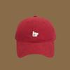 Korean Puppy Embroidery Cap Cotton Snapback Hat Trend Men Women Baseball Cap  Outdoor