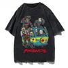 Horror Friends T-Shirt Men O Neck Cool Summer T Shirts Short Sleeve Tees Fashion Tops Black Plus Size Tops Men's Clothing Tops