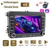 New 2 Din Car Radio Android Multimedia Player Carplay Auto For VW Volkswagen Golf Polo Tiguan Passat B7 B6 SEAT Leon Skoda Octavia 2+32GB