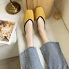 Fashion Woman Footwear Kawaii Green Flat Whit Cute Slip On Shoes for Women Vulcanized Offer Daily Routine Summer 2024 Shoe Trends Korean