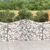 VidaXL Arched Gabion Basket Gabion Cage Gabion Wall Stone Basket Gabion for Stone Garden Patio Outdoor 153395