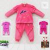 Newborn Girlss Infant Clothing Velvet Winter Spring Long Sleeve Trousers Set Buttons Embroidered Kidswear Aapparel