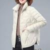 2024 New Plus-size Thin Light Down Cotton Jacket Female Short Coat Autumn Winter Women's Loose Cotton Jacket Winter Light Cotton Jacket