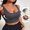 Women's Wide Shoulder Tank Tops Women's Seamless Sports Bra Yoga Bottoming Bra Wireless Underwear