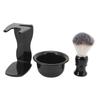 3 In 1 Men Hair Shave Brush Bowl Stand Easy To Clean Practical Shaving Brush Bowl Set for Home