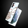 Funny Cartoon Cat Phone Case For Samsung Galaxy S22 Pro S21 S20 Ultra FE S10 Lite 5G S10E S9 S8 Plus Soft TPU Black Cover