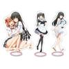 Anime My Youth Romantic Comedy Is Wrong Acrylic Stand Action Figure Toy PVC Desktop Stand Model Toys Gift