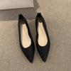 Women's Shoes  Brand Shallow Women's Flats Fashion Solid Daily Flats Women Sexy Pointed Toe Flat Low Heels Zapatos Mujer