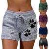 Fashion Women's Quick-drying Casual Sports Shorts Print Elastic Short Yoga Pants