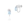 K10 White Gold Earrings 112346153210 [Yondo Sea] Women's