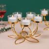 Iron Candlelight Dinner Props Decor Table Decoration Modern Candle Stand  Bedroom